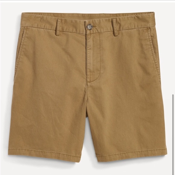 NWT 7 inch Khaki Chino Shorts, Size 31 - Picture 3 of 6
